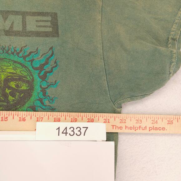 Sublime Band Short Sleeve Crew Neck Graphic T Shirt Mens Size Large L Green - Picture 6 of 9